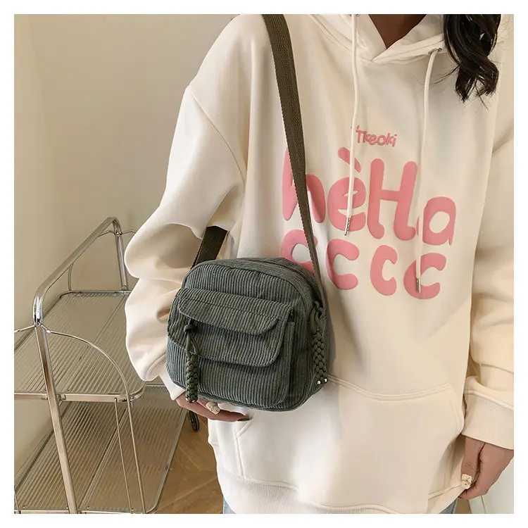 Crossbody Bag for Women Pure Color Cloth 2024 — feature 21
