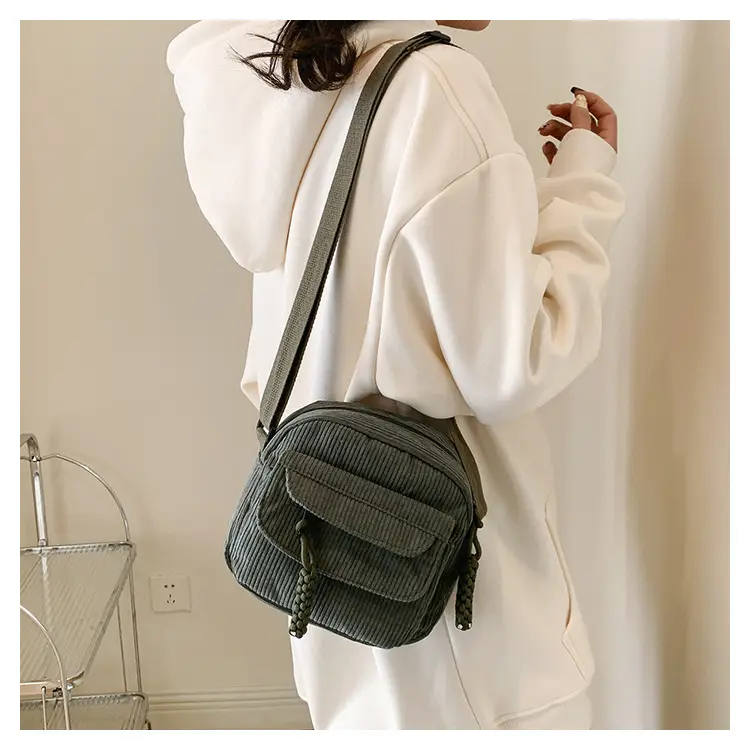 Crossbody Bag for Women Pure Color Cloth 2024 — feature 22