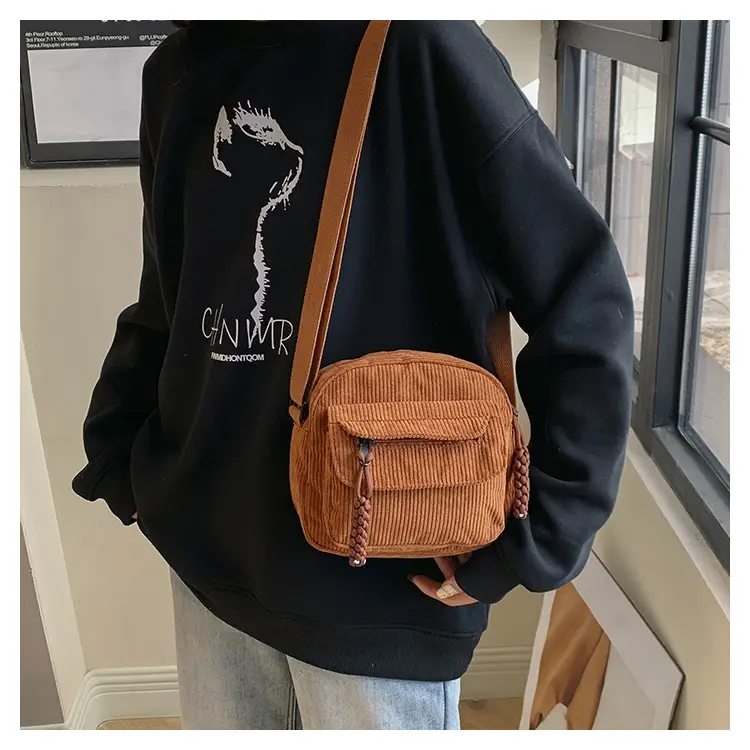 Crossbody Bag for Women Pure Color Cloth 2024 — feature 24