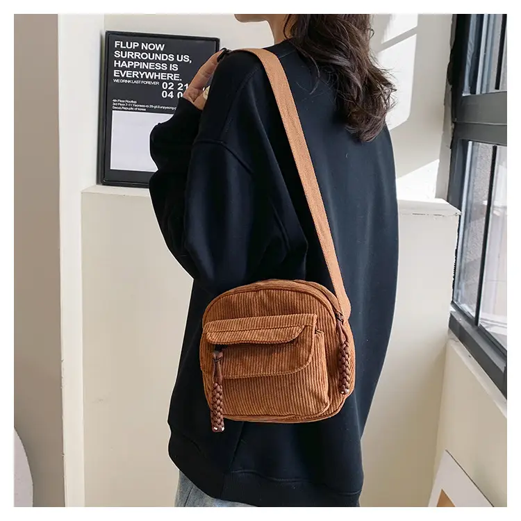 Crossbody Bag for Women Pure Color Cloth 2024 — feature 25