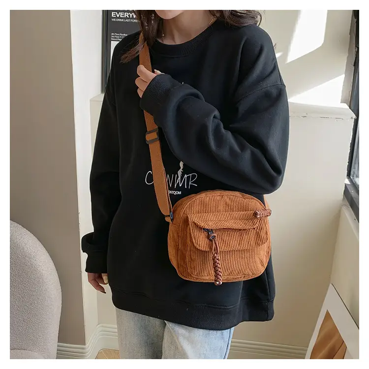 Crossbody Bag for Women Pure Color Cloth 2024 — feature 26