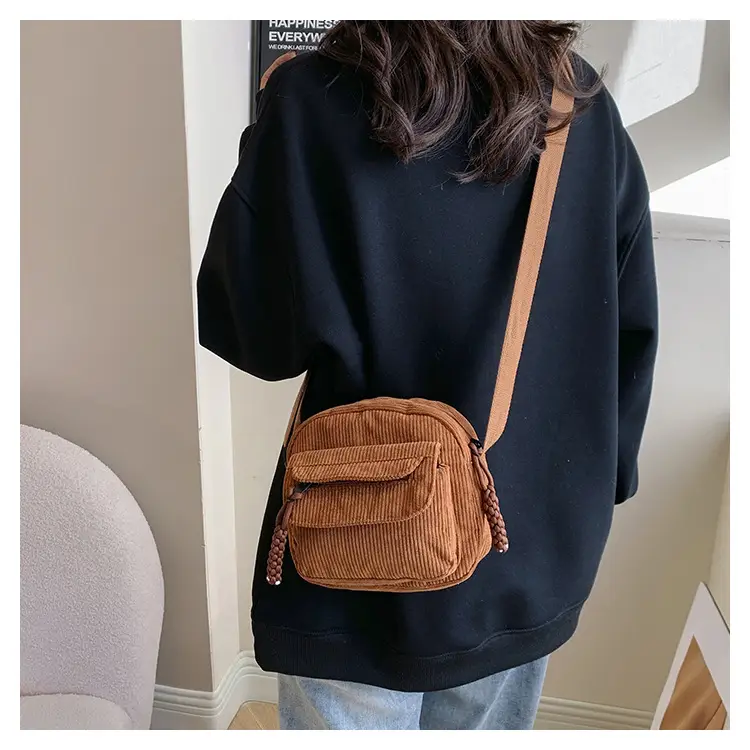 Crossbody Bag for Women Pure Color Cloth 2024 — feature 27