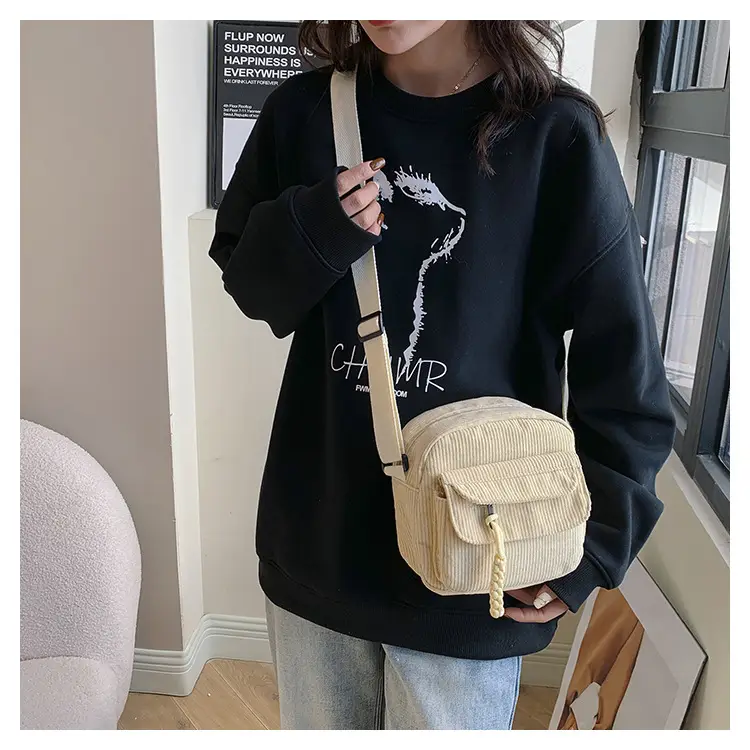 Crossbody Bag for Women Pure Color Cloth 2024 — feature 28