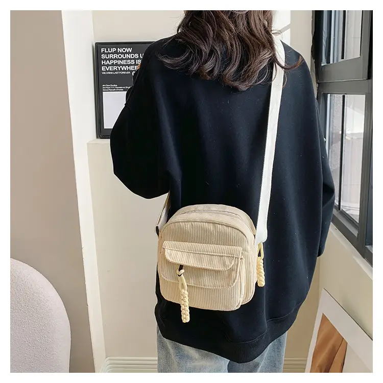 Crossbody Bag for Women Pure Color Cloth 2024 — feature 29