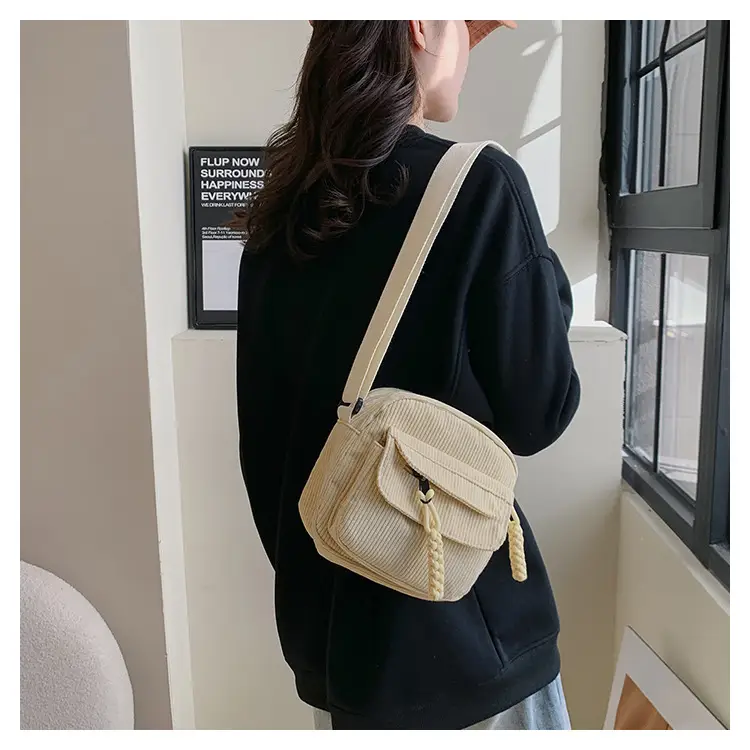 Crossbody Bag for Women Pure Color Cloth 2024 — feature 31
