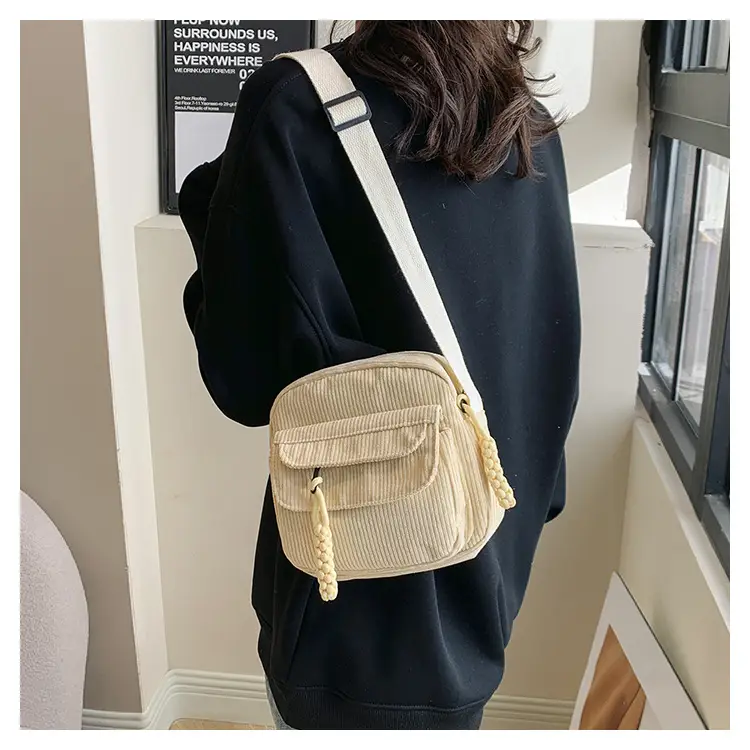 Crossbody Bag for Women Pure Color Cloth 2024 — feature 32