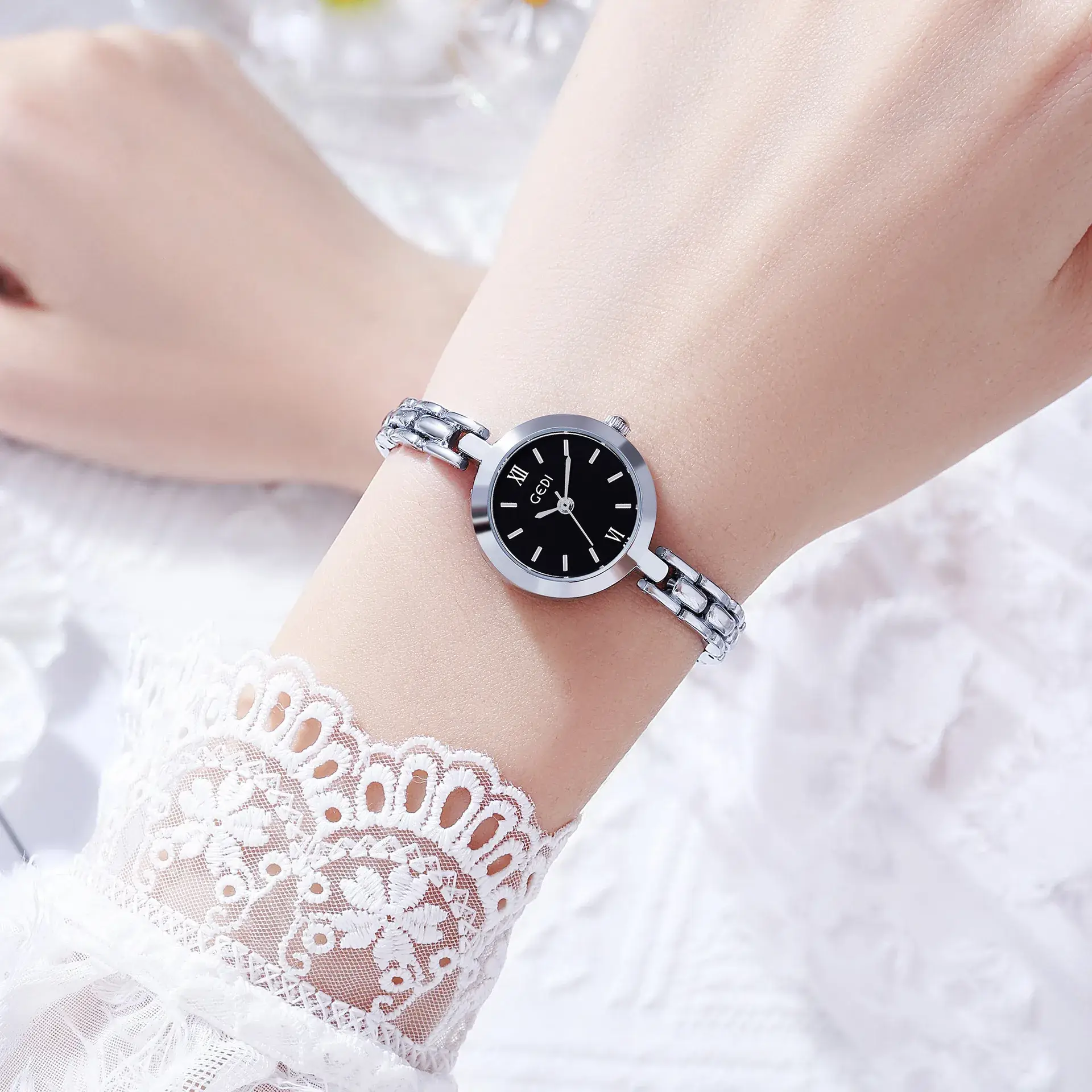 Goldie Korean Style Thin Strap Quartz Watch for Women - Image 6