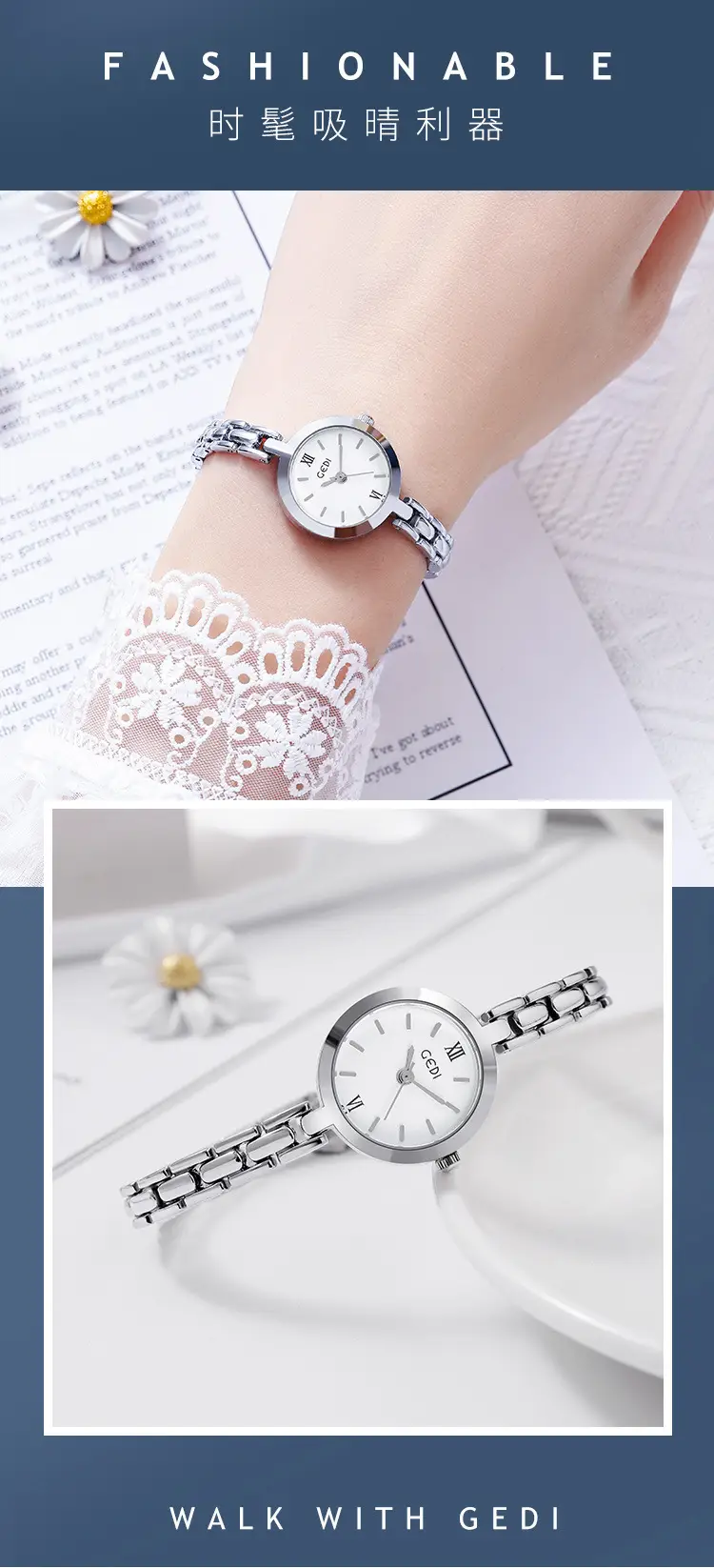 Goldie Korean Style Thin Strap Quartz Watch for Women — feature 5