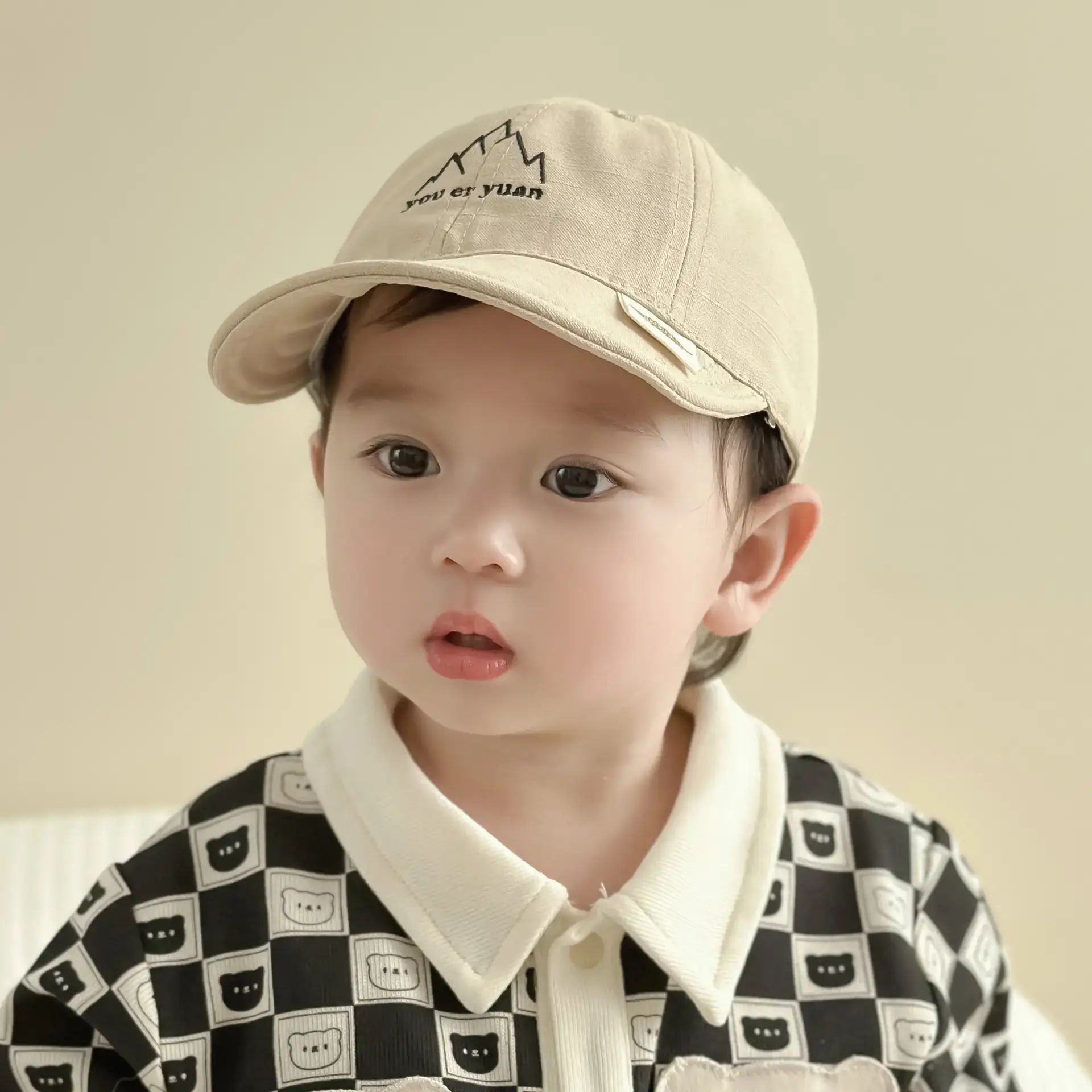Black Baby Sun Hat for Girls Spring Autumn 2026 - Image 3