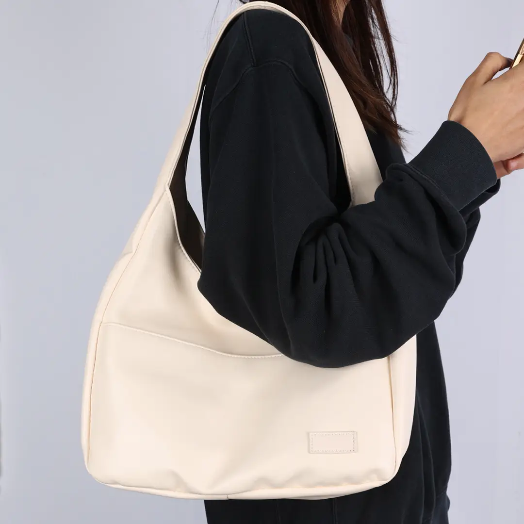 Women's Brown Leather Crossbody Tote Bag Large Capacity - Image 6