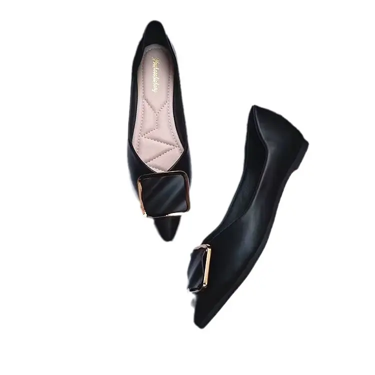 Spring new shoes all-match flat single-layer shoes for women pointed-toe Internet celebrity shallow mouth fashion cutting-edge pumps soft bottom peas shoes for women - Image 7