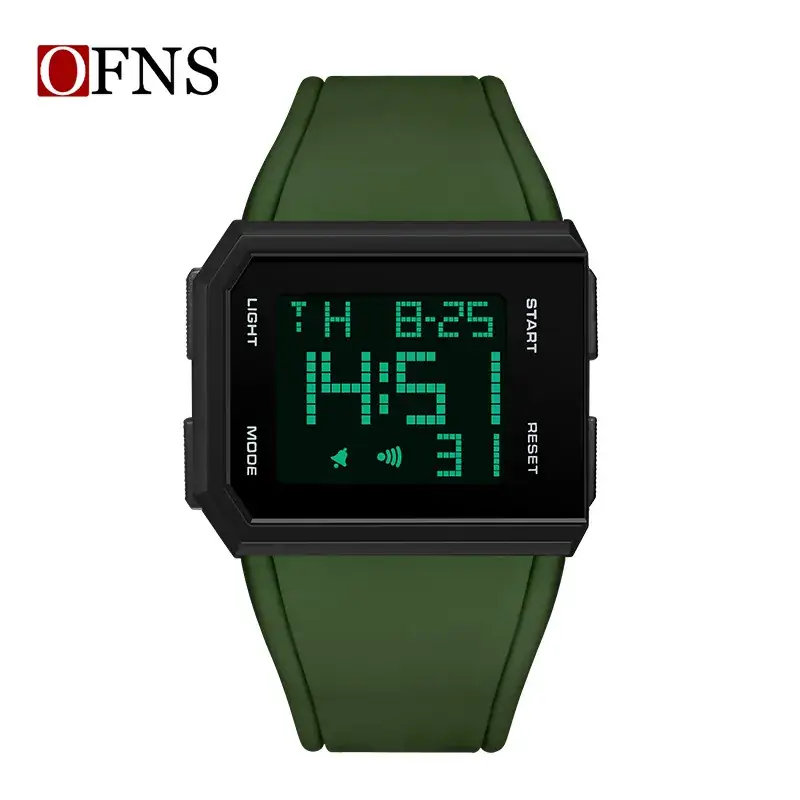 Ofns Multifunctional Digital Timer Watch Black White Green Red Blue - Image 11