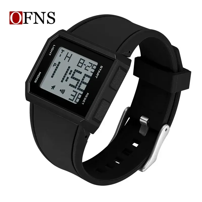 Ofns Multifunctional Digital Timer Watch Black White Green Red Blue - Image 2