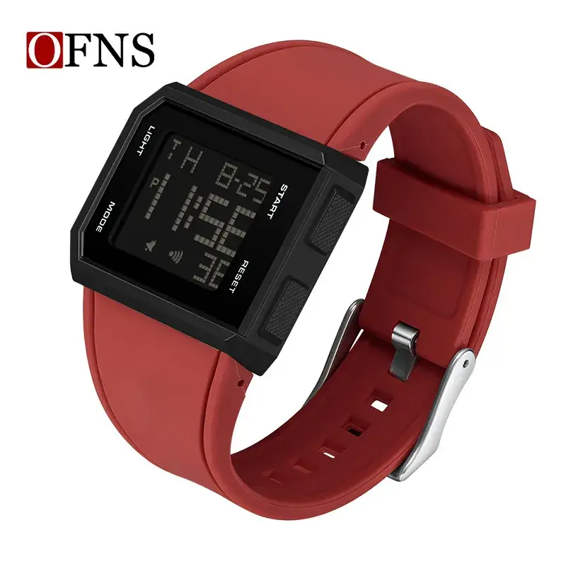 Ofns Multifunctional Digital Timer Watch Black White Green Red Blue - Image 3