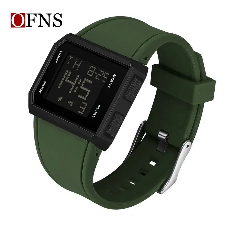 Ofns Multifunctional Digital Timer Watch Black White Green Red Blue - Image 5