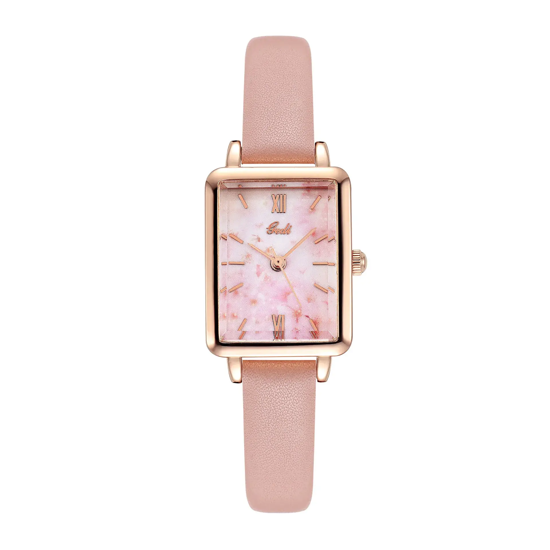 Gold Square Quartz Watch for Women - Image 5