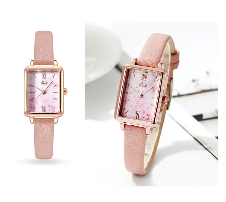 Gold Square Quartz Watch for Women — feature 2