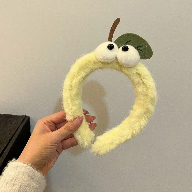 Pink Strawberry Cartoon Eye Headband for Girls
