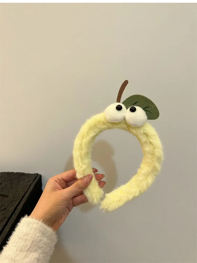 Pink Strawberry Cartoon Eye Headband for Girls — feature 4