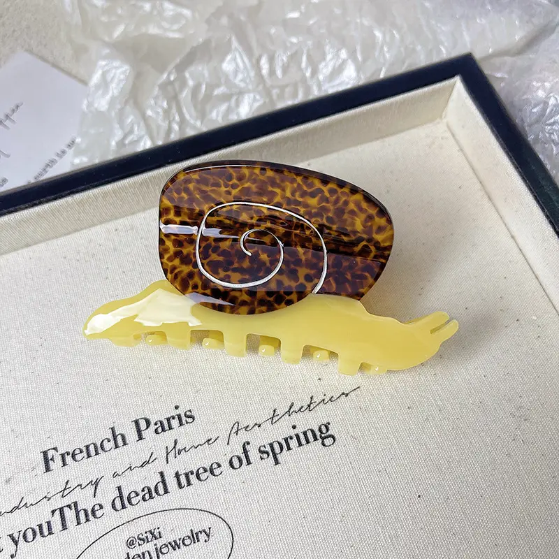 New Niche Snail Sunflower Clip Hairpin for Women — feature 9