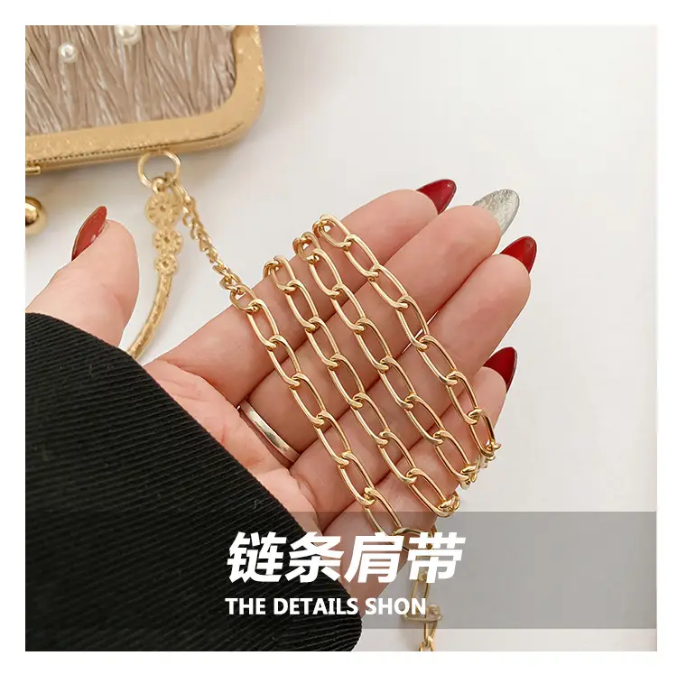 Women's Polka Dot Pearl Chain Shoulder Bag 2024 — feature 5
