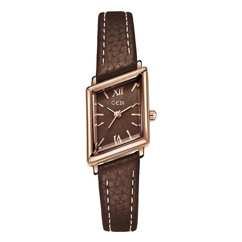 Women's Diamond Retro Watch Small Waterproof Gedi Quartz
