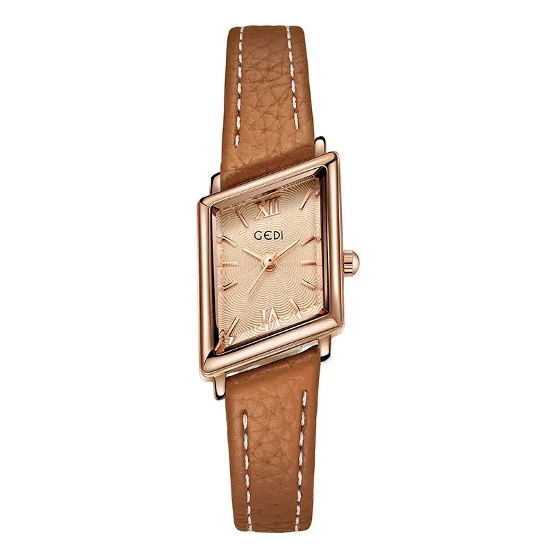 Women's Diamond Retro Watch Small Waterproof Gedi Quartz