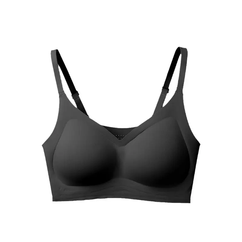 Big Orange Secret Expanded Underwear Women's Factory Wholesale Underwear Summer Thin Women's Push up Small Breasts Show Big Seamless Bra