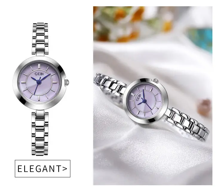 Women's Mid-ancient Alloy Watch with Blue Dial — feature 11