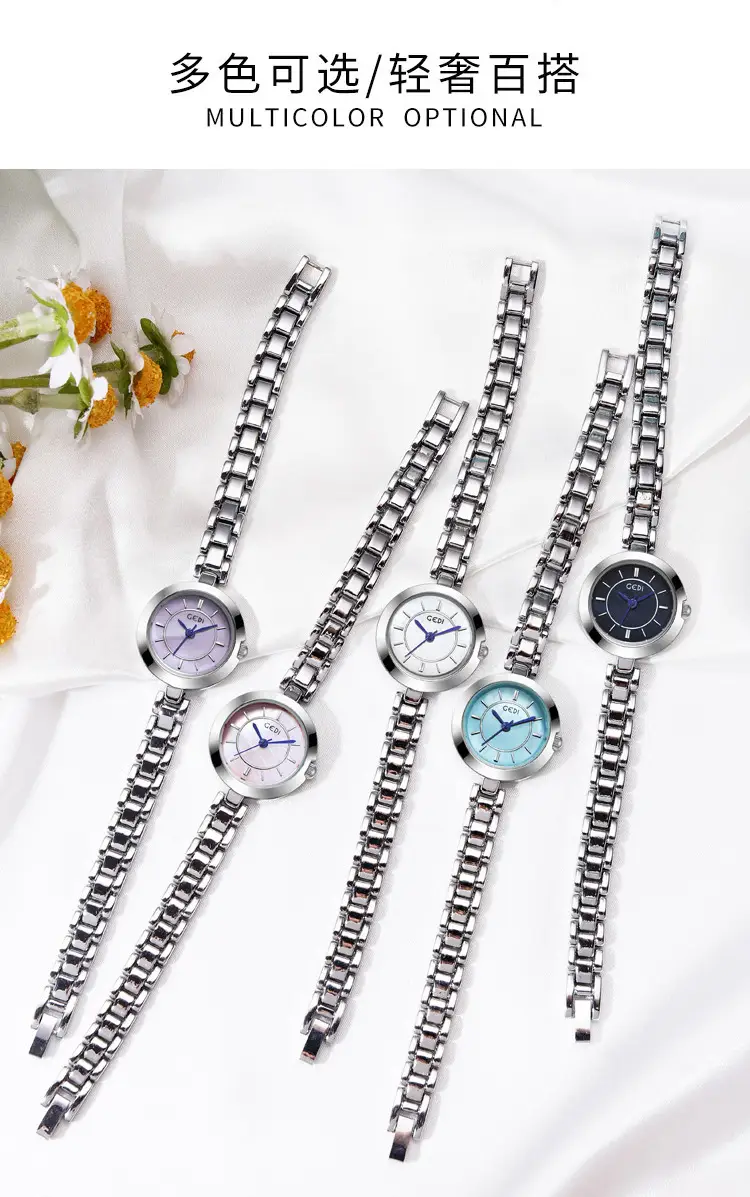 Women's Mid-ancient Alloy Watch with Blue Dial — feature 4