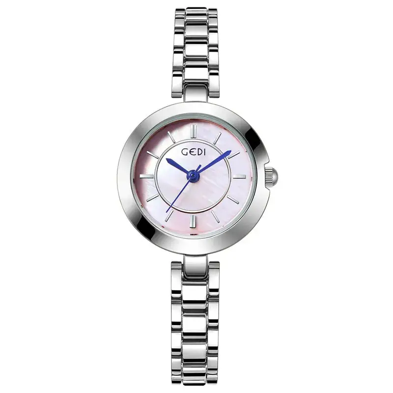 Women's Mid-ancient Alloy Watch with Blue Dial - Image 3