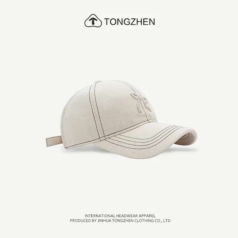 Women's Pink Plaid Embroidered Baseball Cap - Image 7