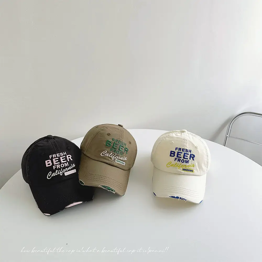 Fresh Beer From California Black Cap Set of 6 - Image 10