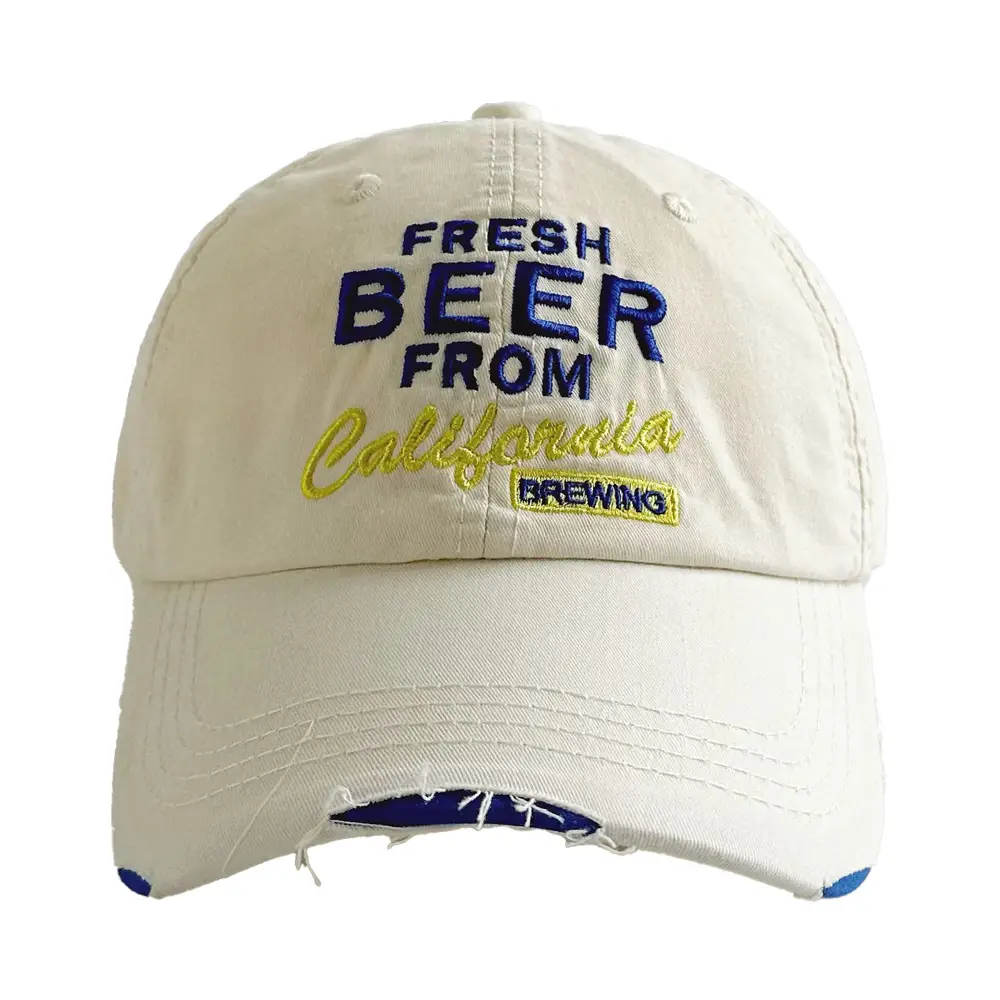 Fresh Beer From California Black Cap Set of 6 - Image 12