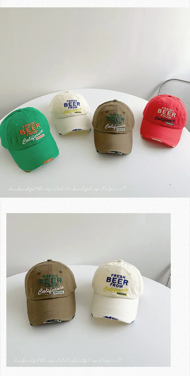 Fresh Beer From California Black Cap Set of 6 — feature 25