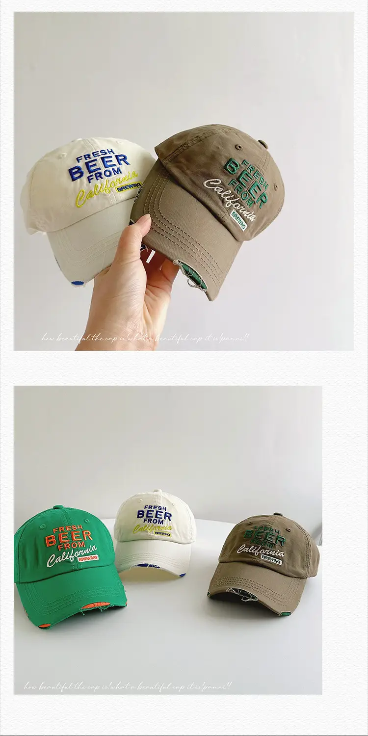 Fresh Beer From California Black Cap Set of 6 — feature 27