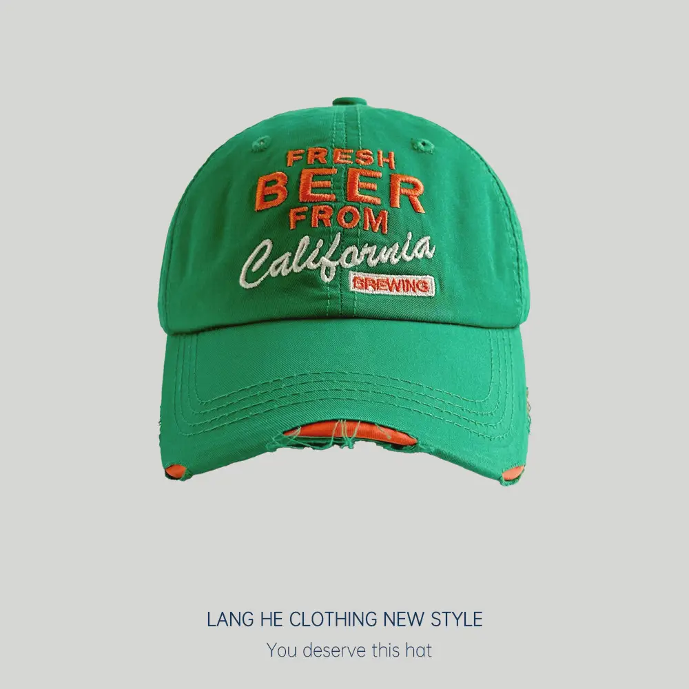 Fresh Beer From California Black Cap Set of 6 - Image 5