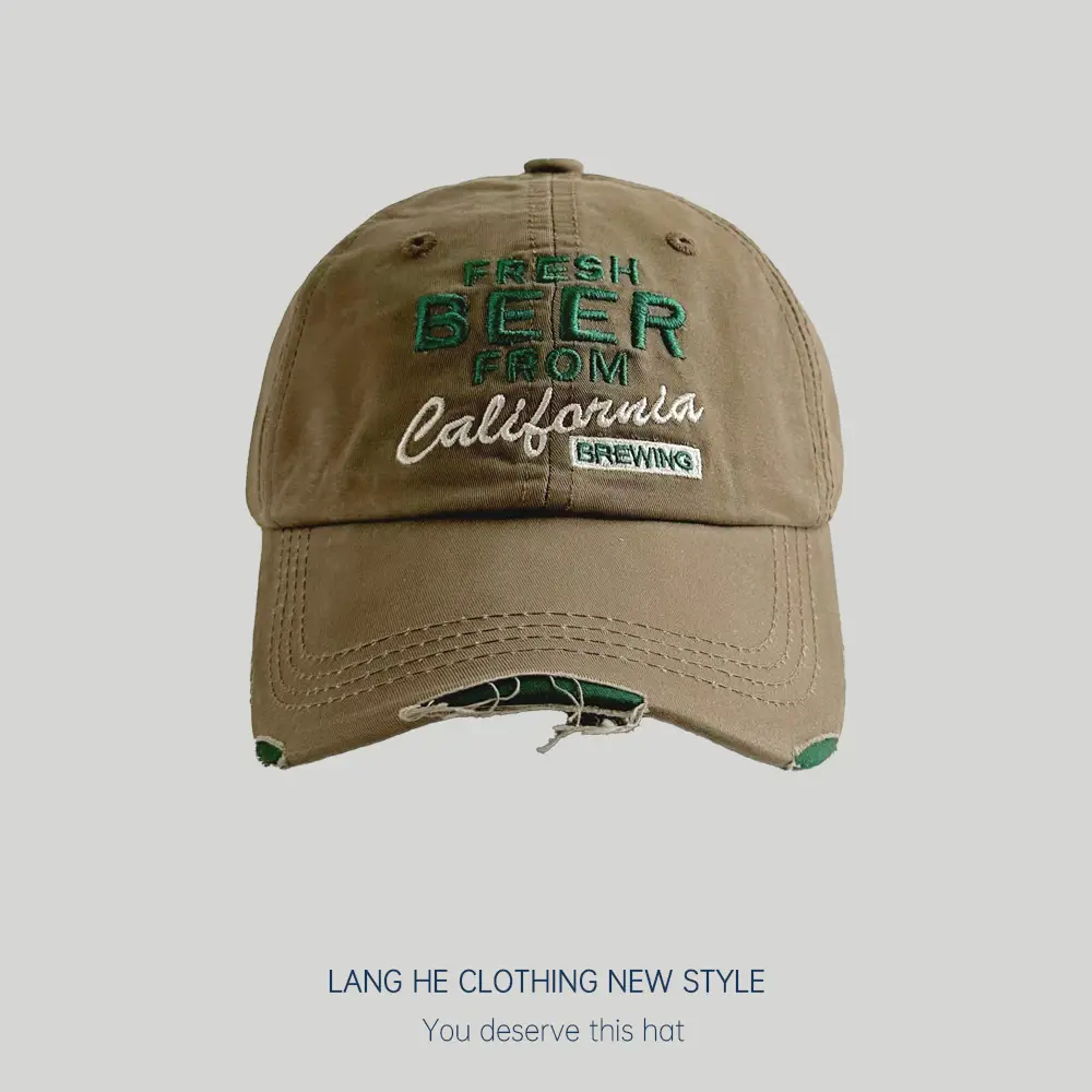 Fresh Beer From California Black Cap Set of 6 - Image 7