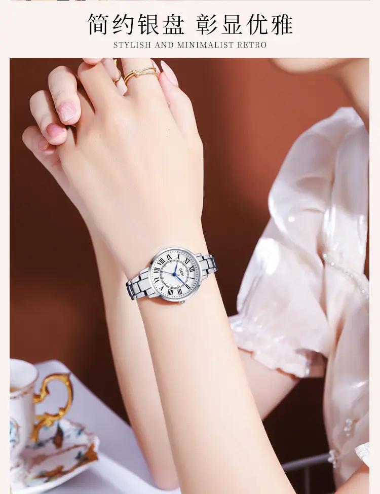 Women's Retro Quartz Watch with Stainless Steel Band — feature 11