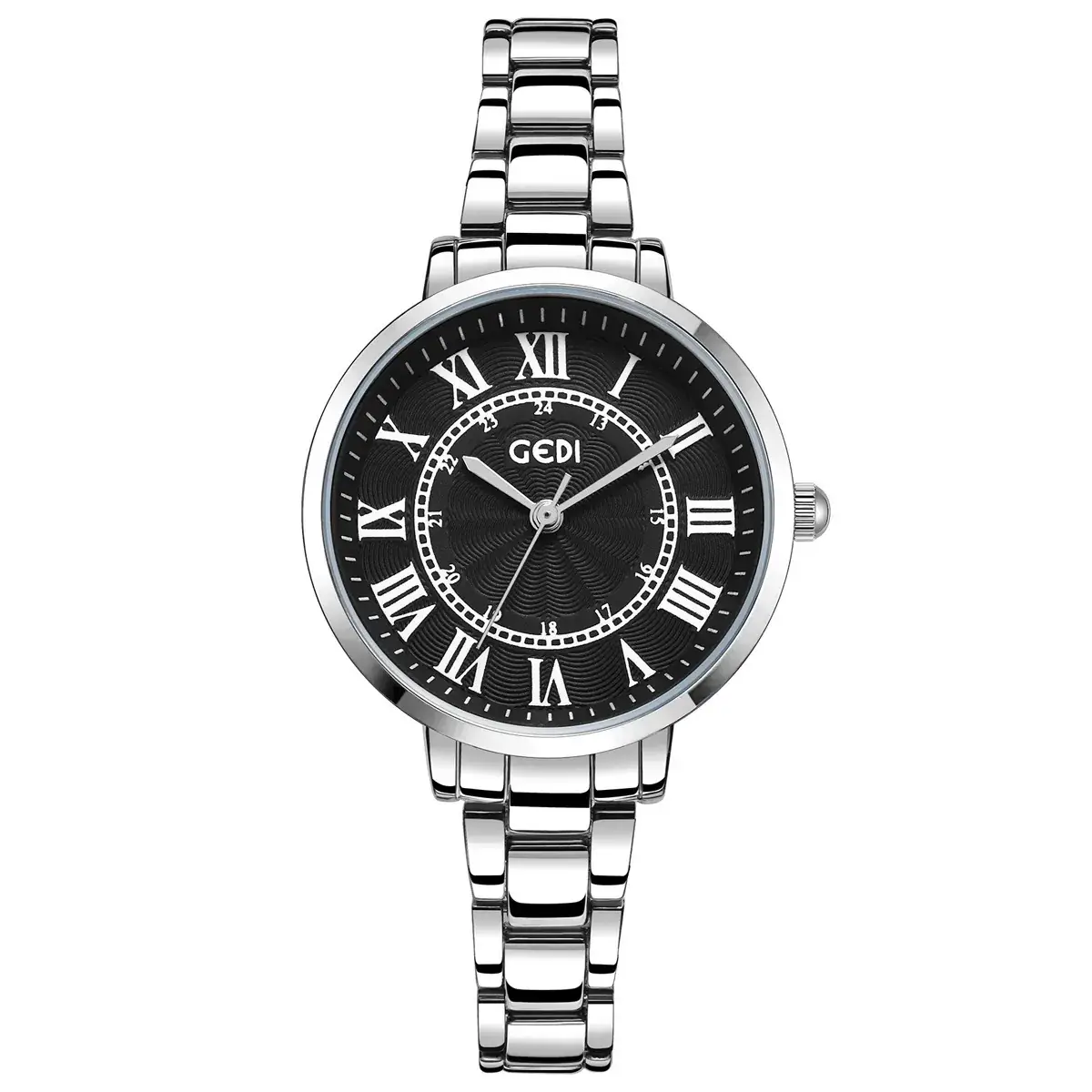 Women's Retro Quartz Watch with Stainless Steel Band - Image 2