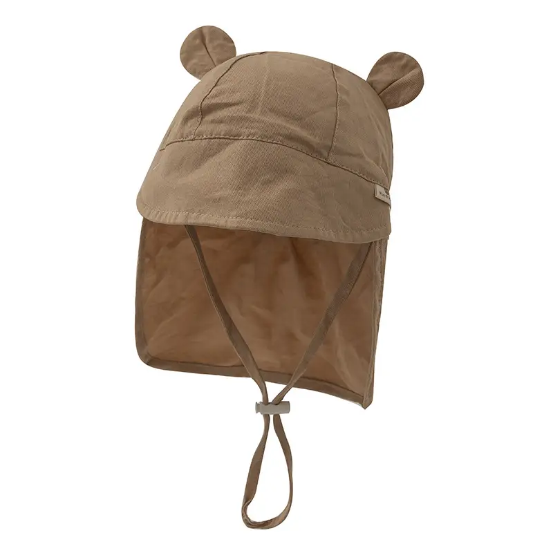 Baby Fisherman Hat with Cat Ears Brown 2025 - Image 2