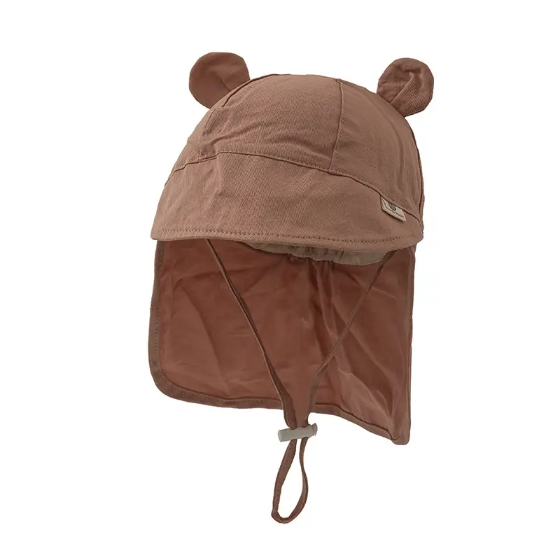 Baby Fisherman Hat with Cat Ears Brown 2025 - Image 3