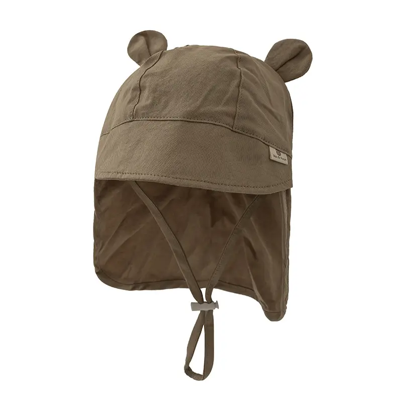 Baby Fisherman Hat with Cat Ears Brown 2025 - Image 4