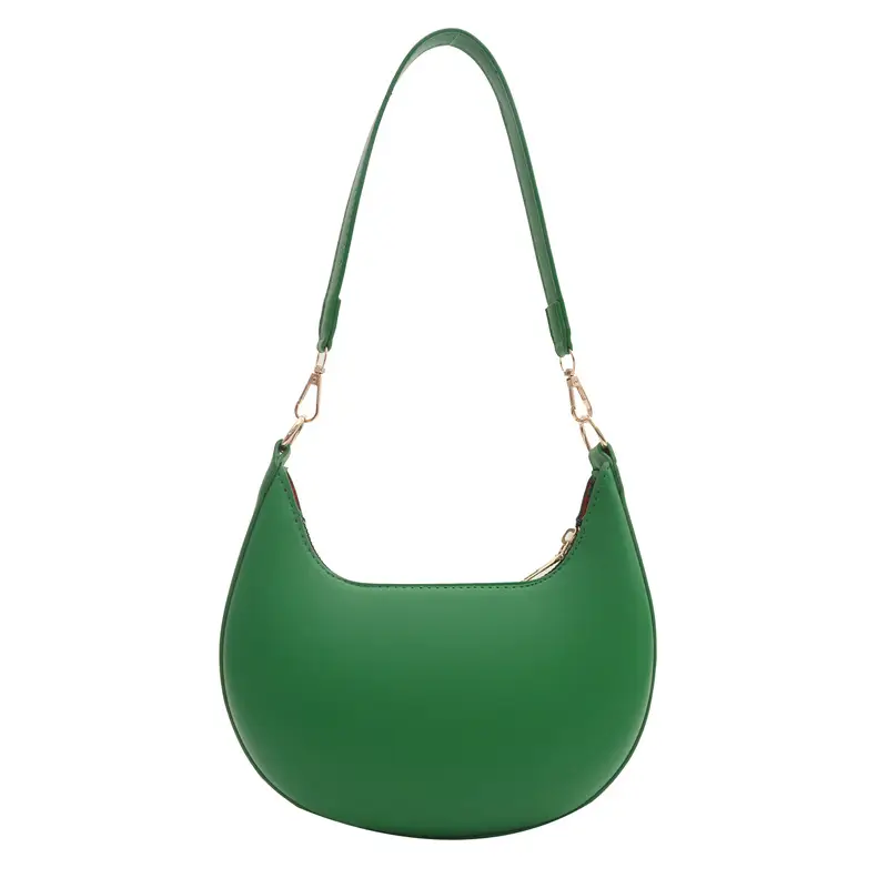 Crescent Underarm Bag for Women Beige Shoulder Crossbody - Image 12