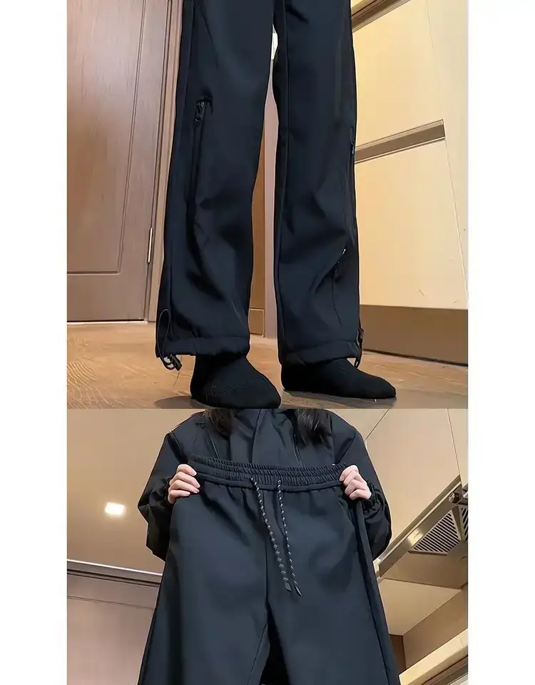 Men's Waterproof Charge Pants Black Lengthened Tall — feature 3