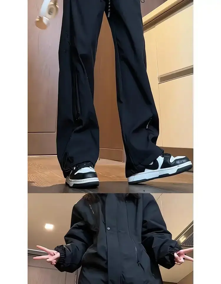 Men's Waterproof Charge Pants Black Lengthened Tall — feature 4
