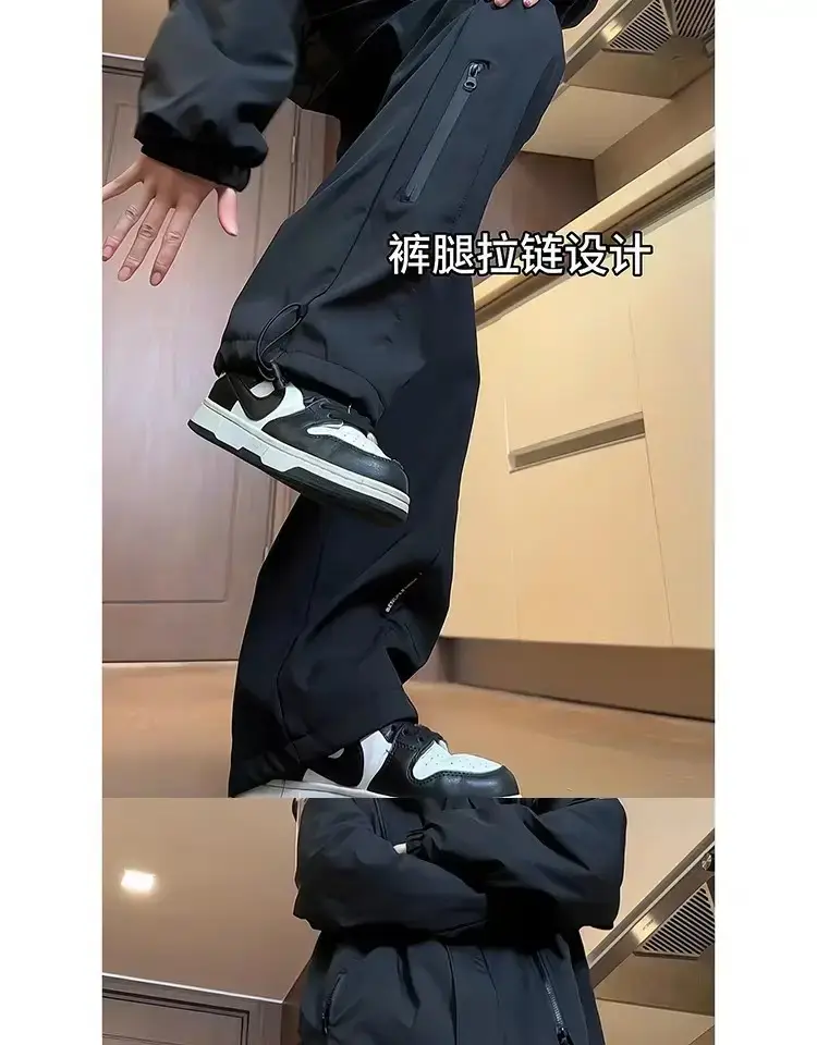 Men's Waterproof Charge Pants Black Lengthened Tall — feature 6