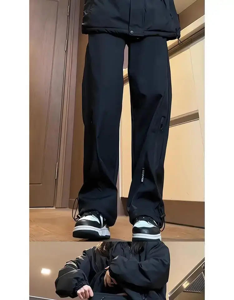 Men's Waterproof Charge Pants Black Lengthened Tall — feature 7