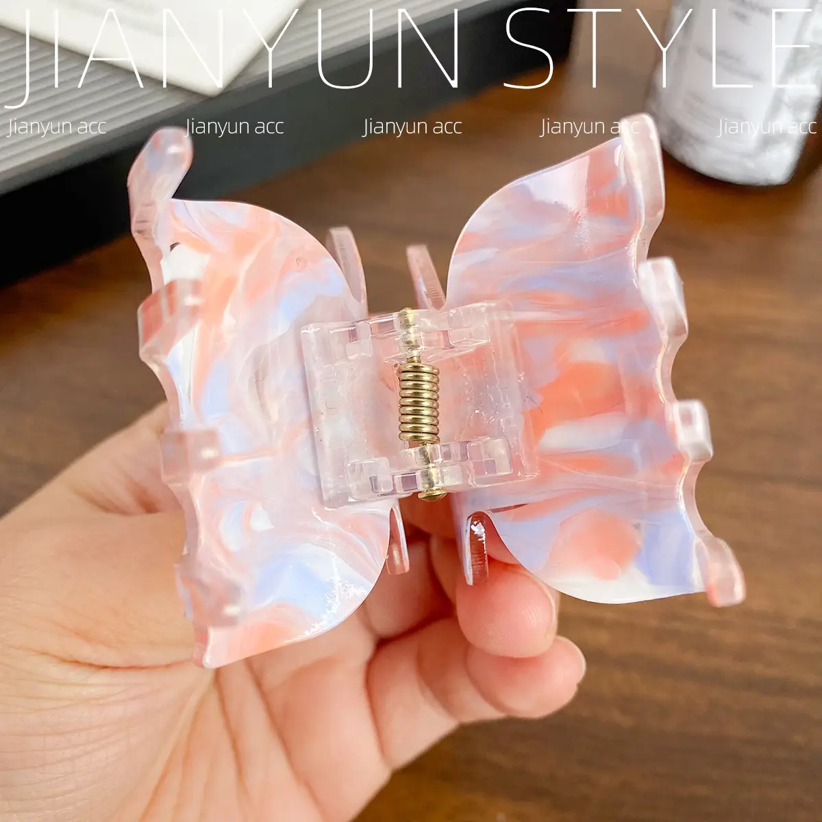 Acrylic Butterfly Hair Clip for Women Elegant Sweet Accessories - Image 13