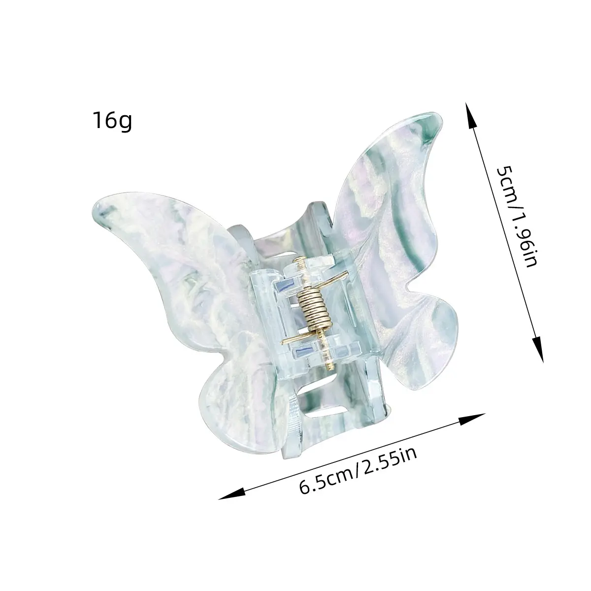 Acrylic Butterfly Hair Clip for Women Elegant Sweet Accessories - Image 14
